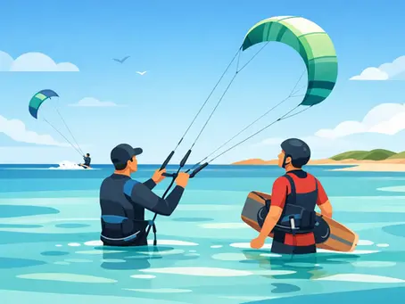 Kitesurf Anfängerkurs im Stehrevier