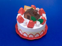 ペーパークラフト：クリスマスケーキ