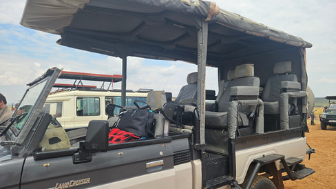The Game Drive Landcruiser used at the JW