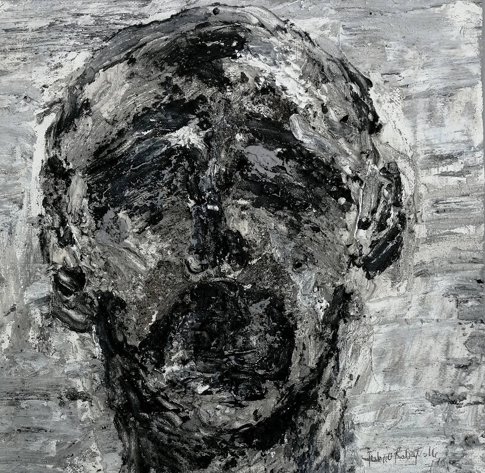Le cri VI - Toile 30x30cm - 2019