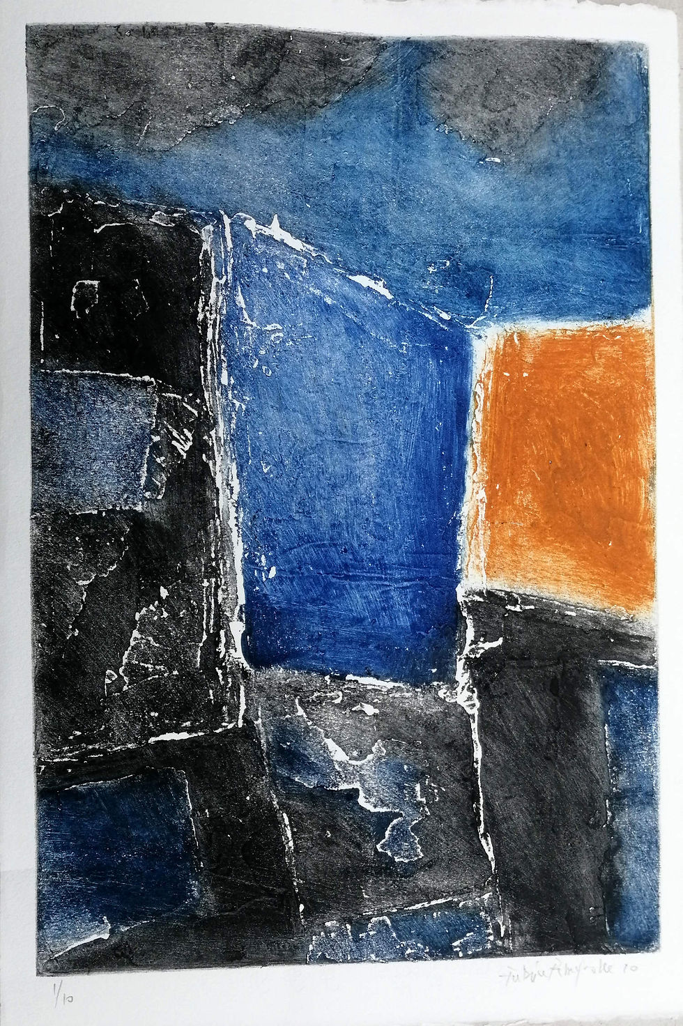 Gravure - L'assemblage des lieux - 52x35cm - 2020