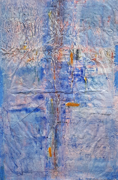 Les lointains- 40-Tmxte sur papier -151x103cm -2026