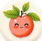 cute peach that can be used as a click button.jpg