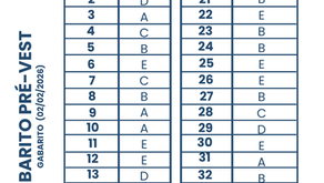 Gabarito do Concurso de Bolsas Pré-Vestibular 2026