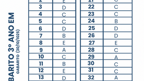 Errata – Gabarito 3º Ano