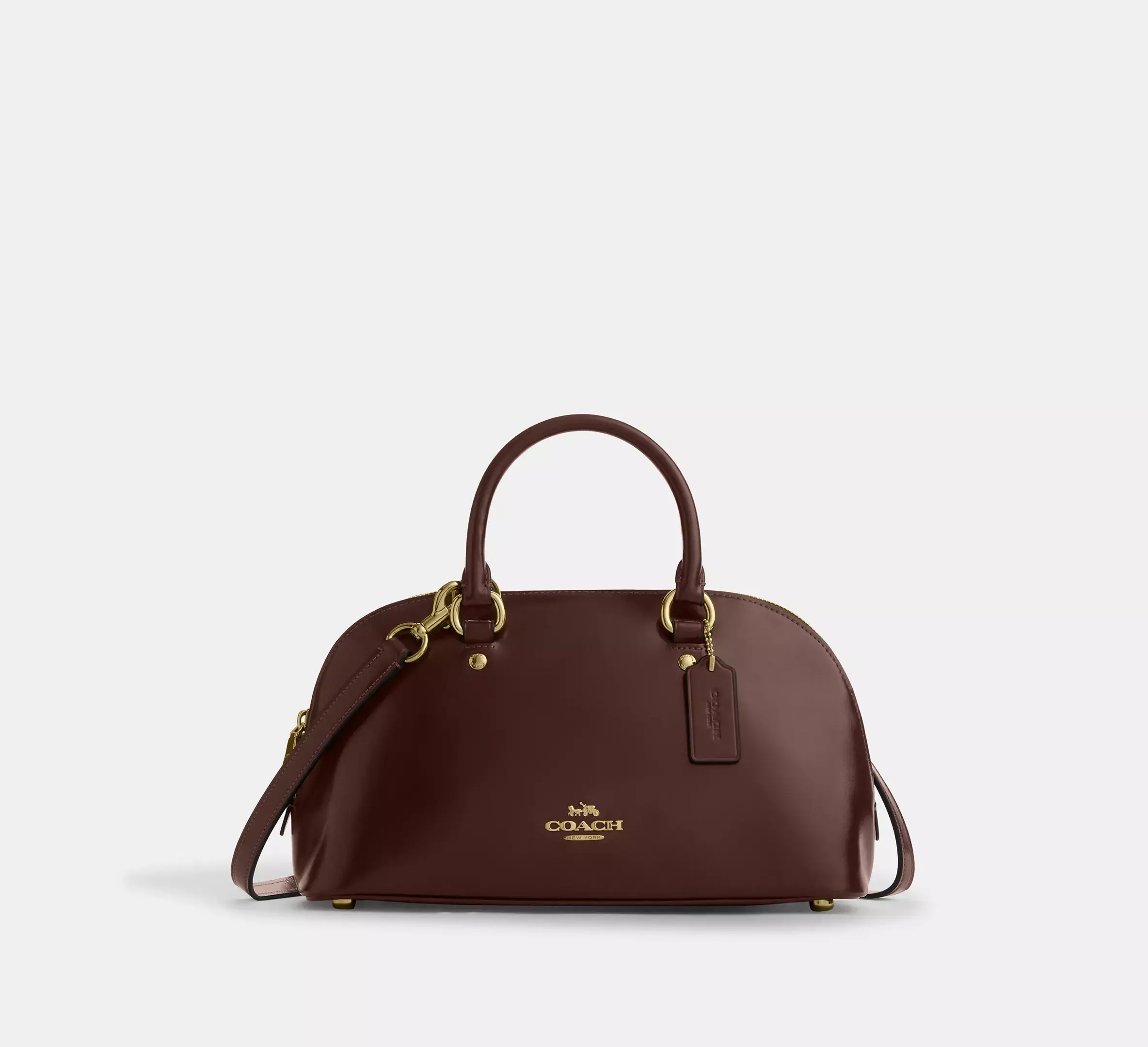 Coach Lara Satchel Bag - Maple