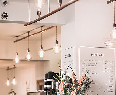 Interior of Cafe