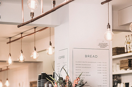 Interior of Cafe