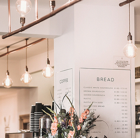 Interior of Cafe