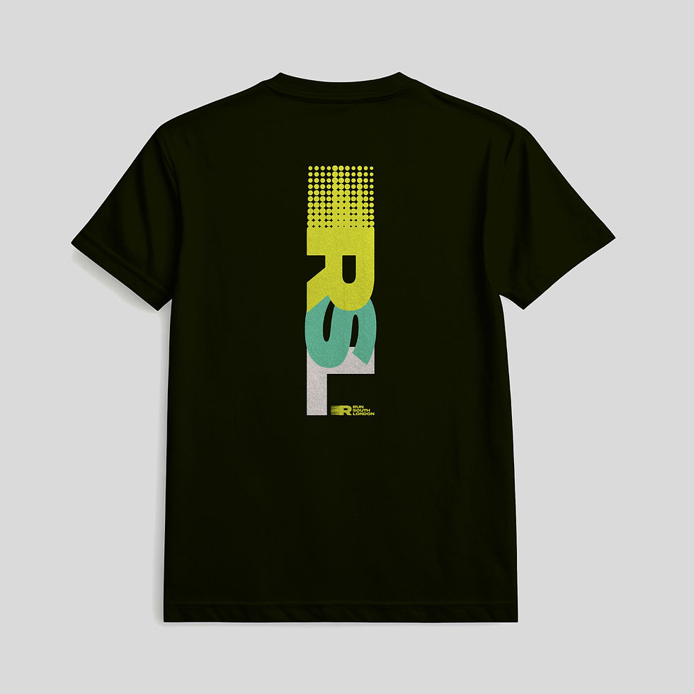 Thumbnail: Run South London Men's Event T-Shirt Jet Black