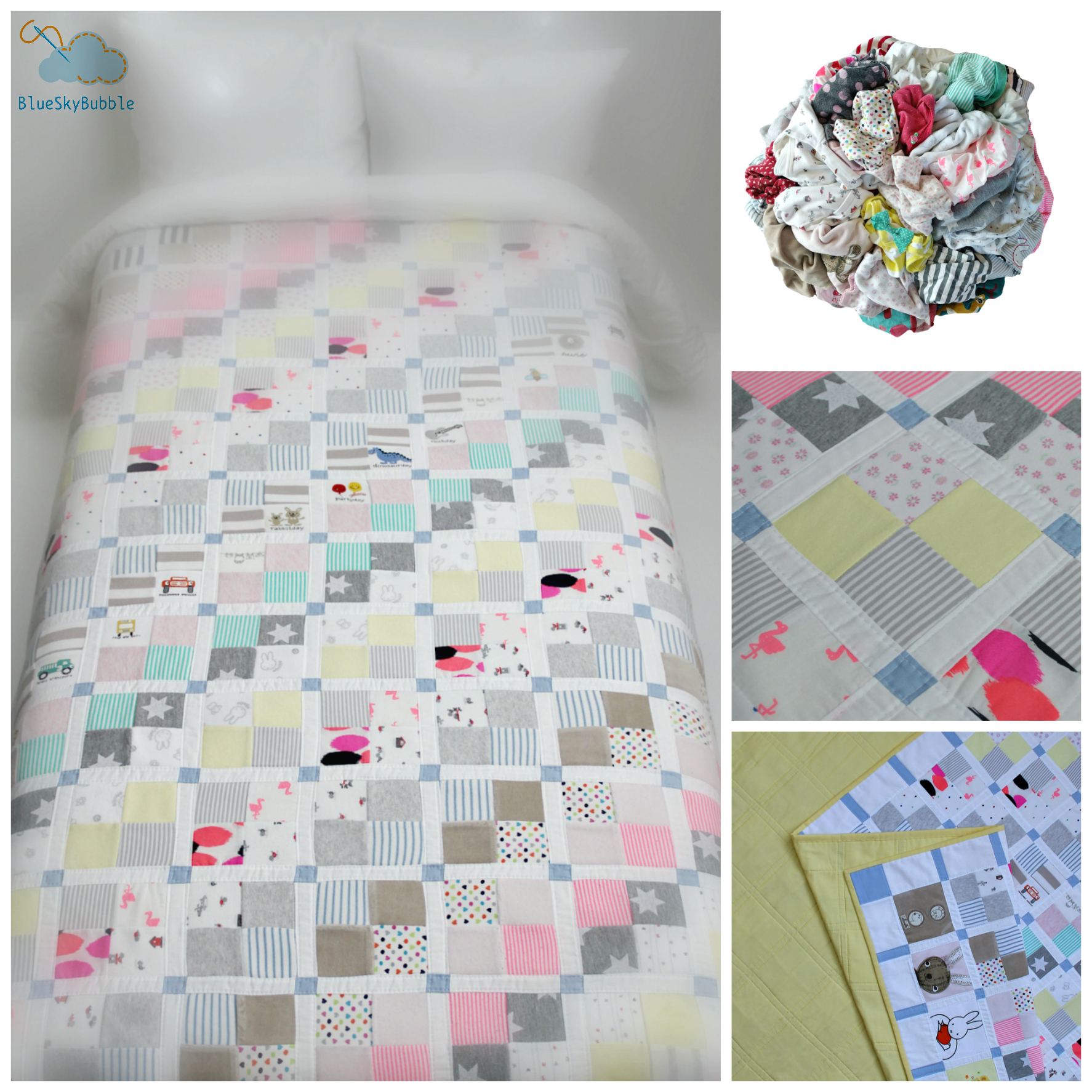 handmade memory quilt