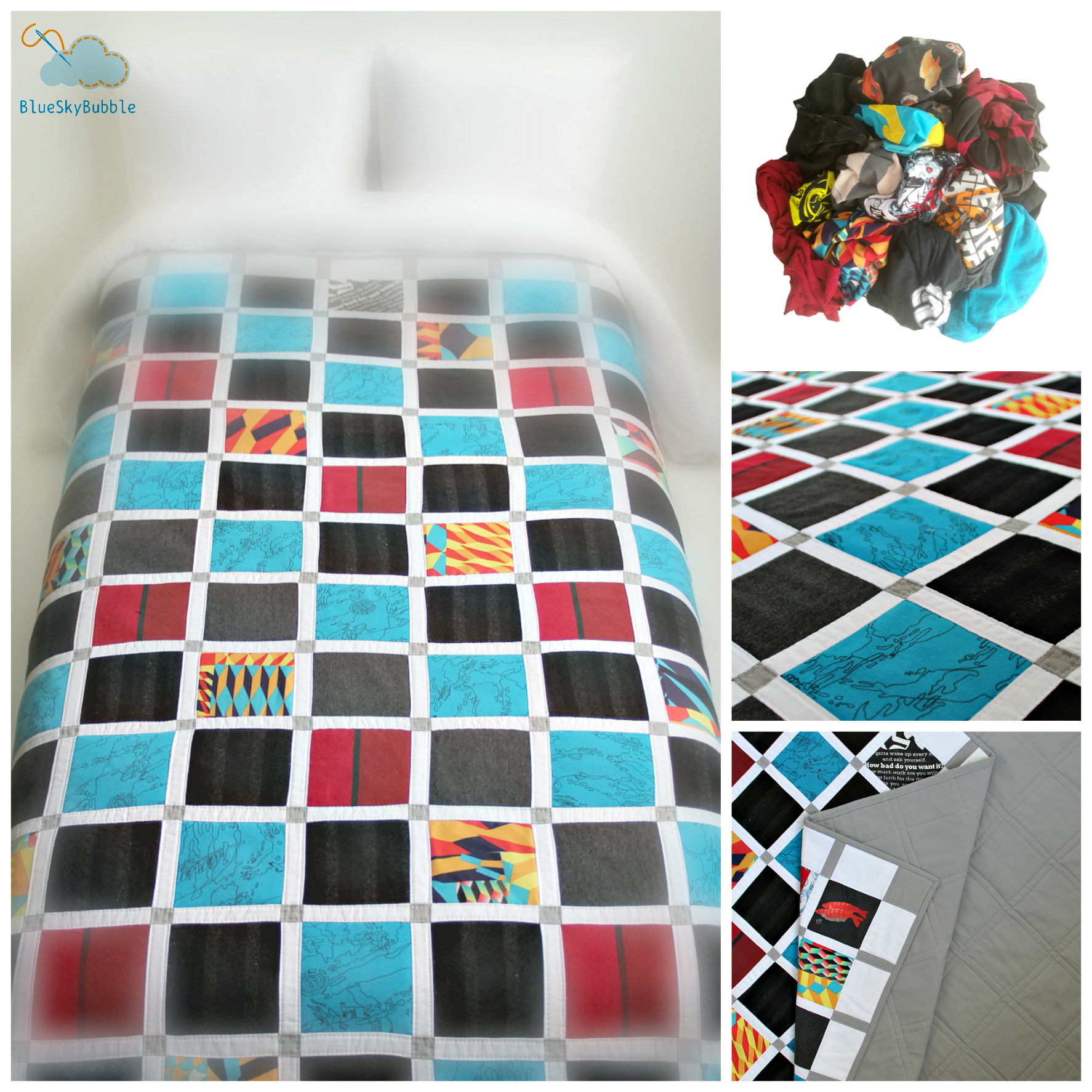handmade memory quilt