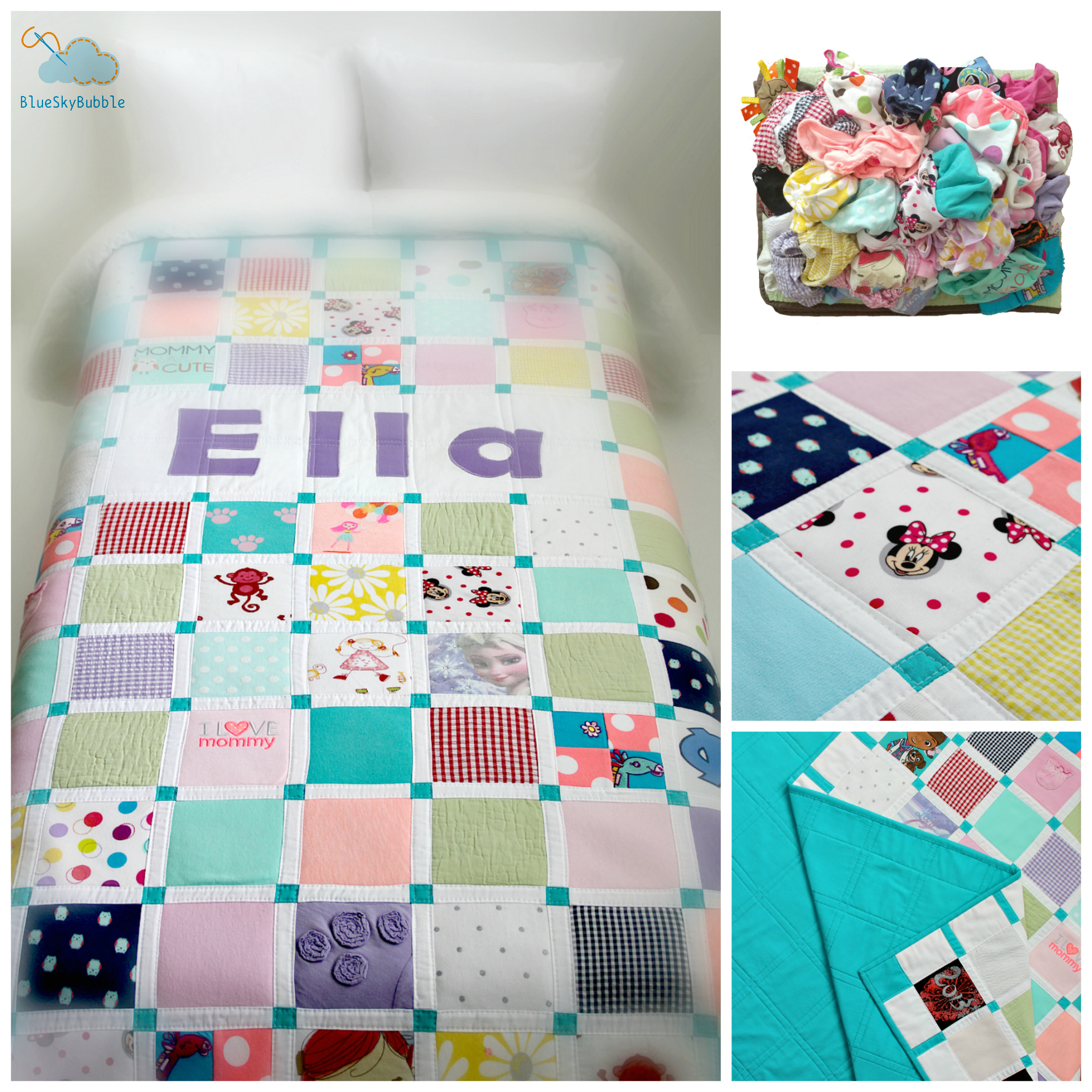 handmade memory quilt