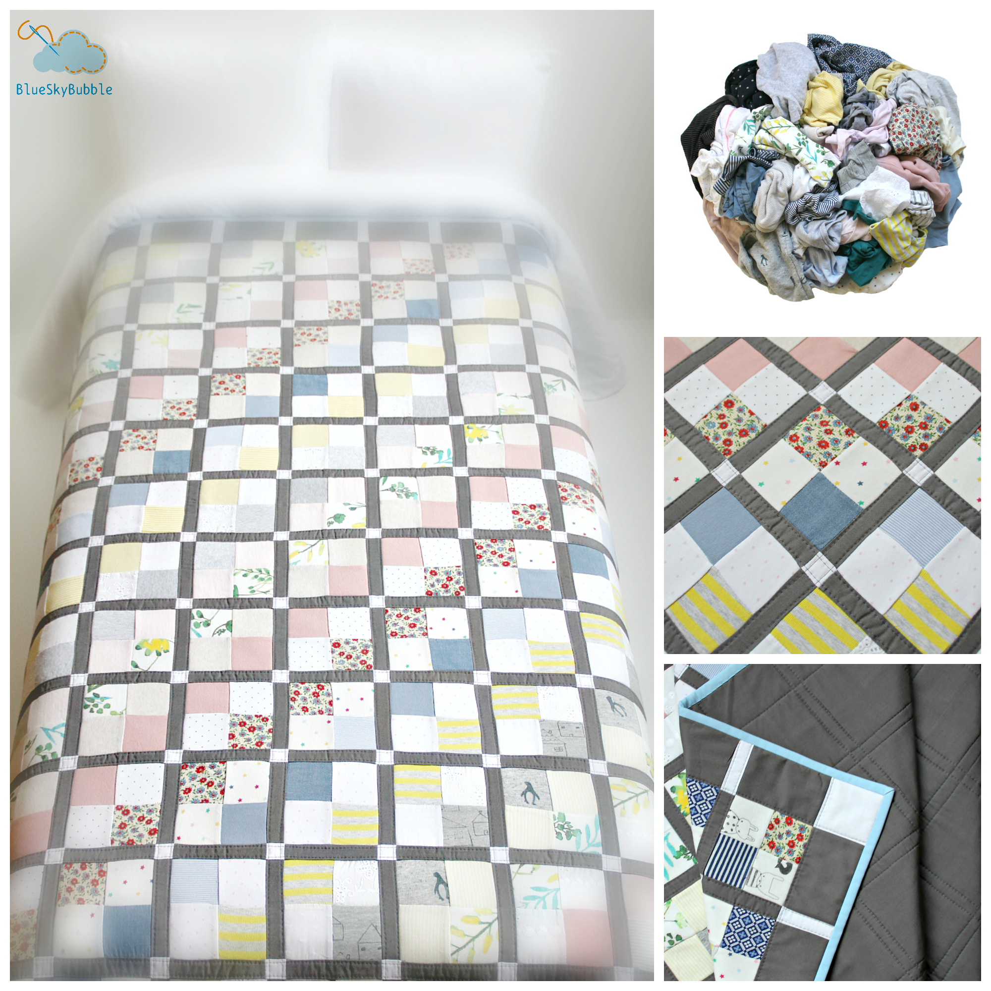 handmade memory quilt