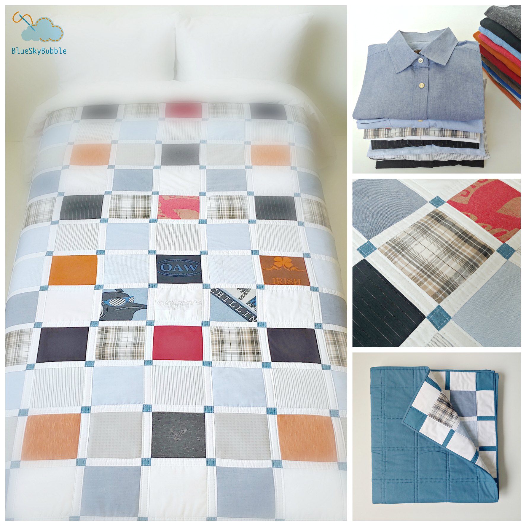 memory quilt keepsake patchwork baby clo