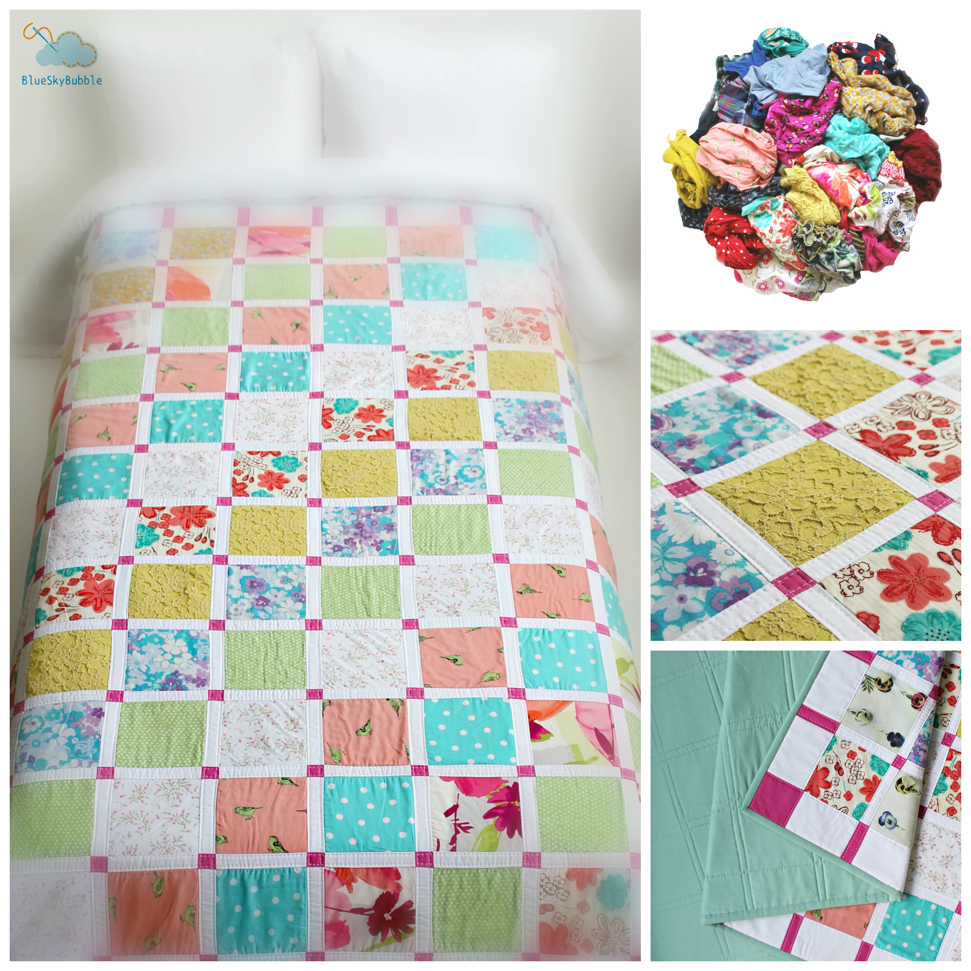 handmade memory quilt