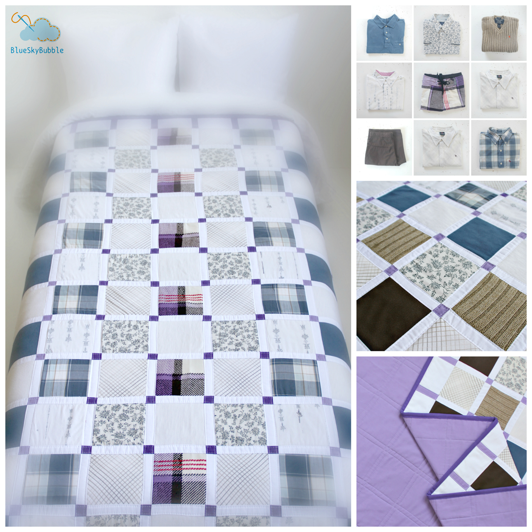 handmade memory quilt