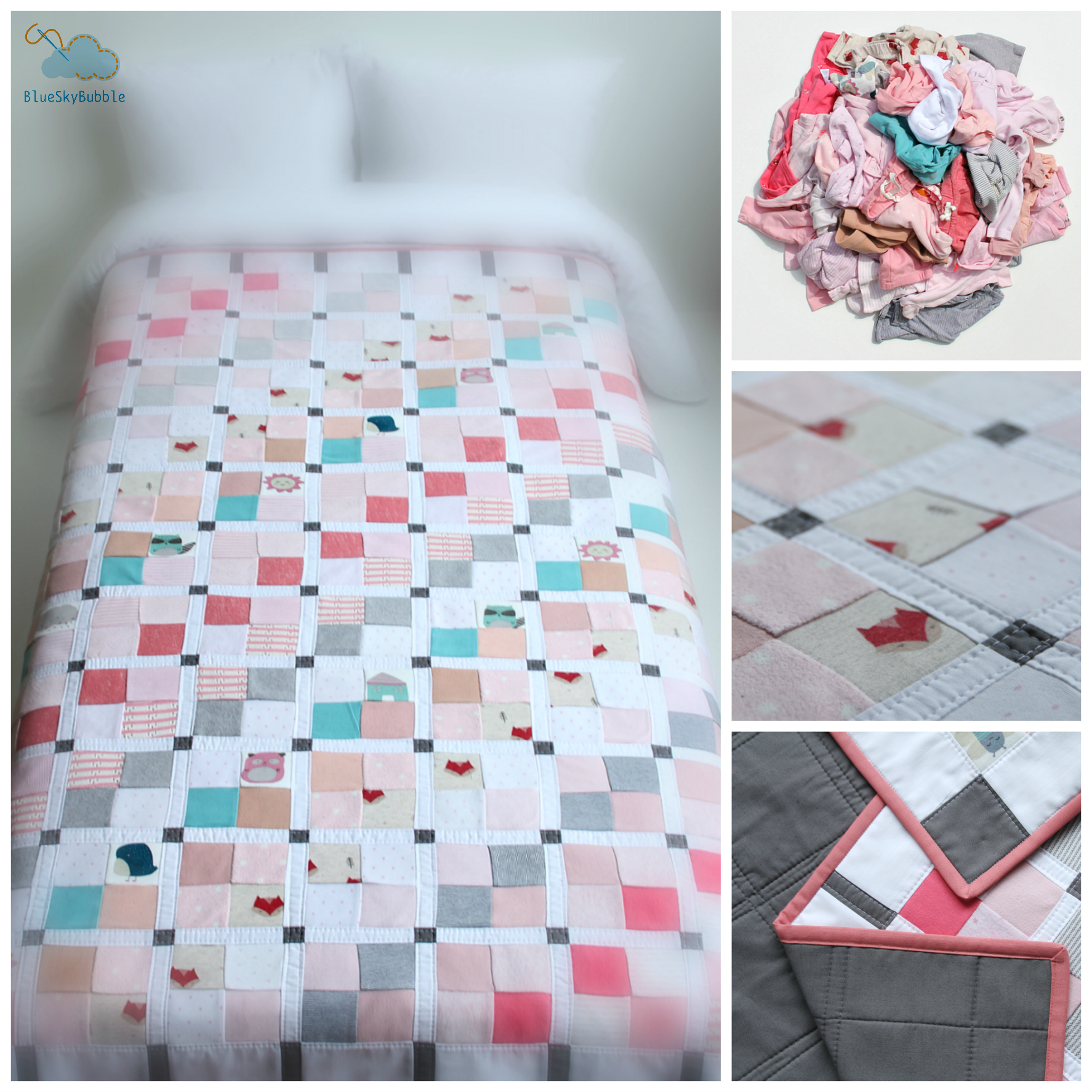 handmade memory quilt