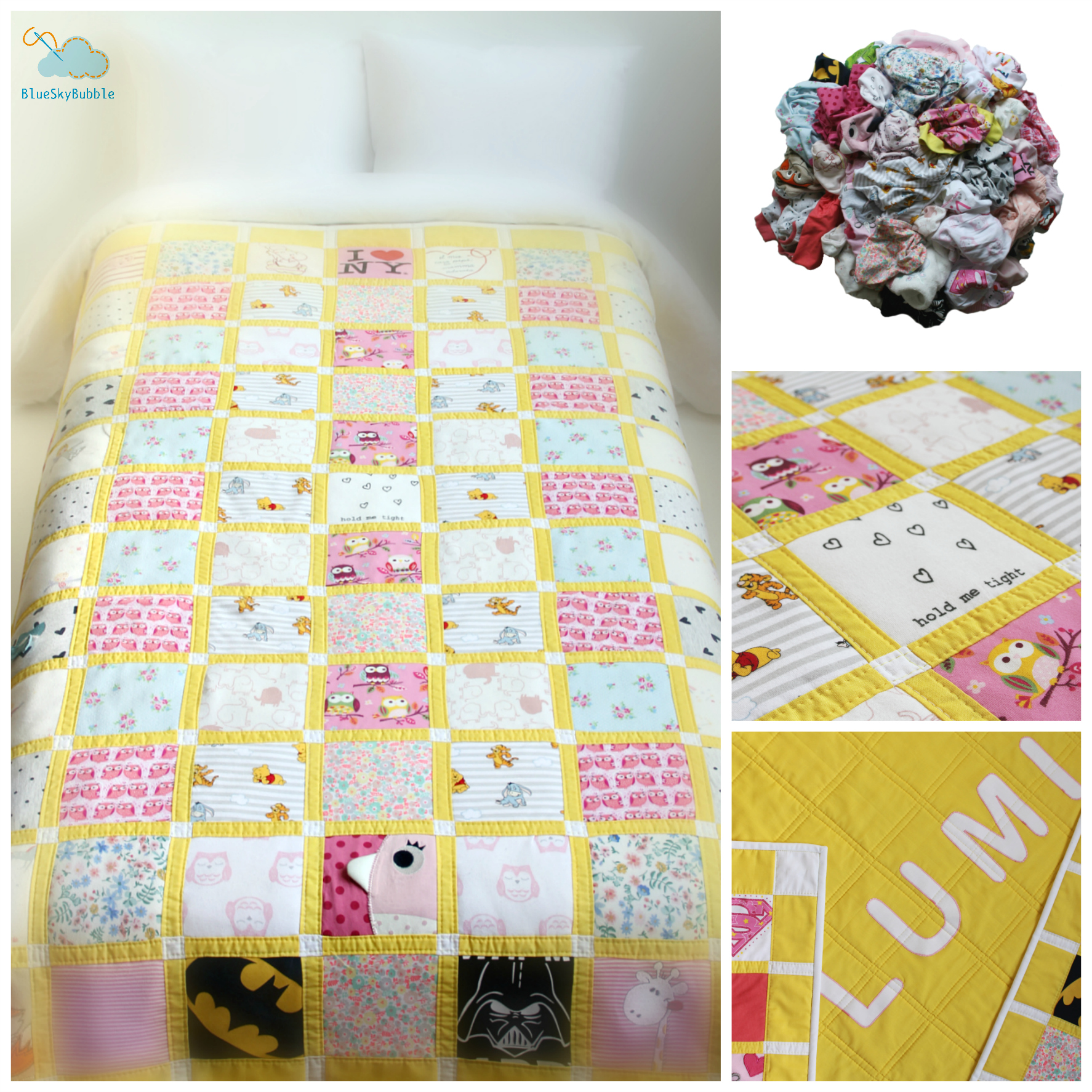 handmade memory quilt