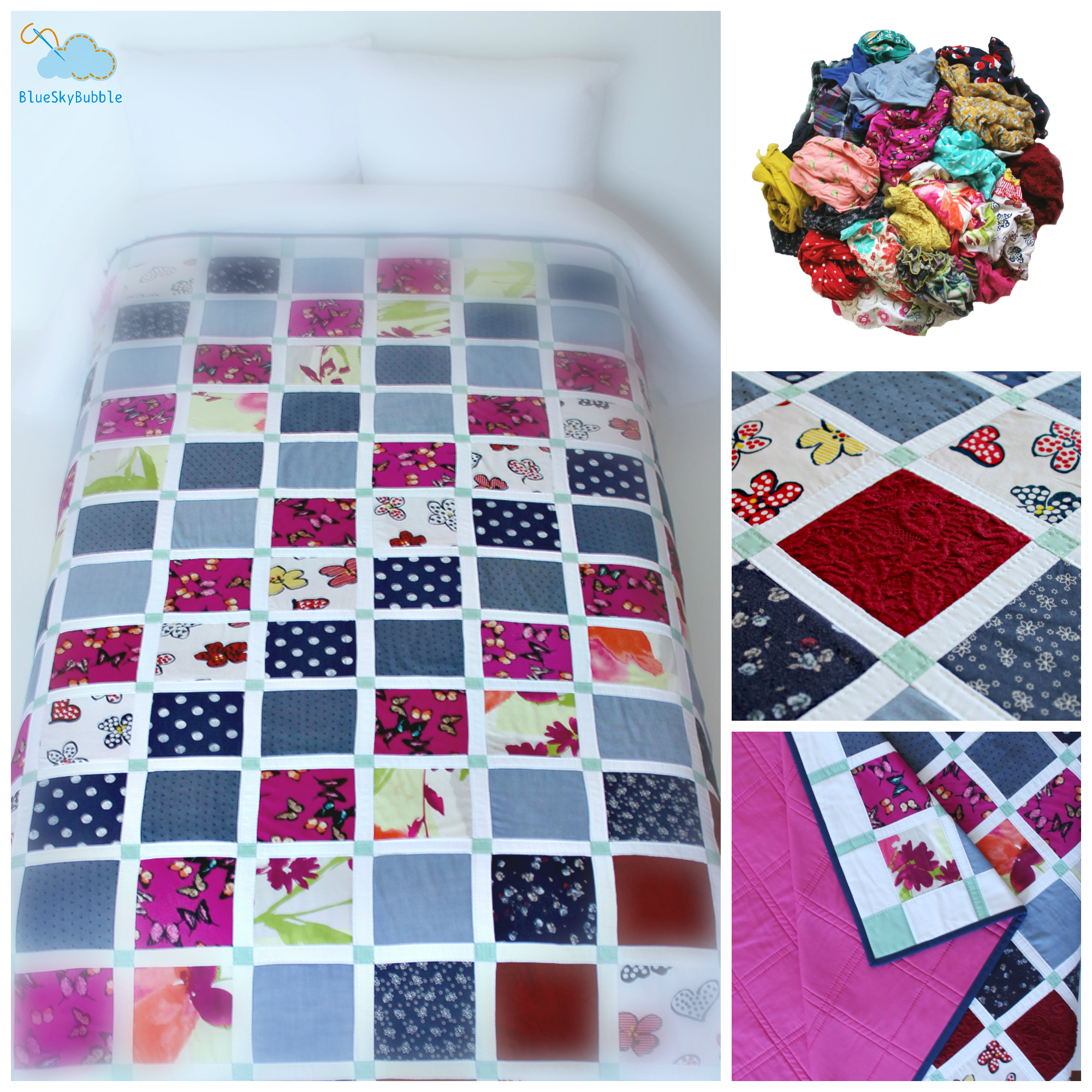 handmade memory quilt