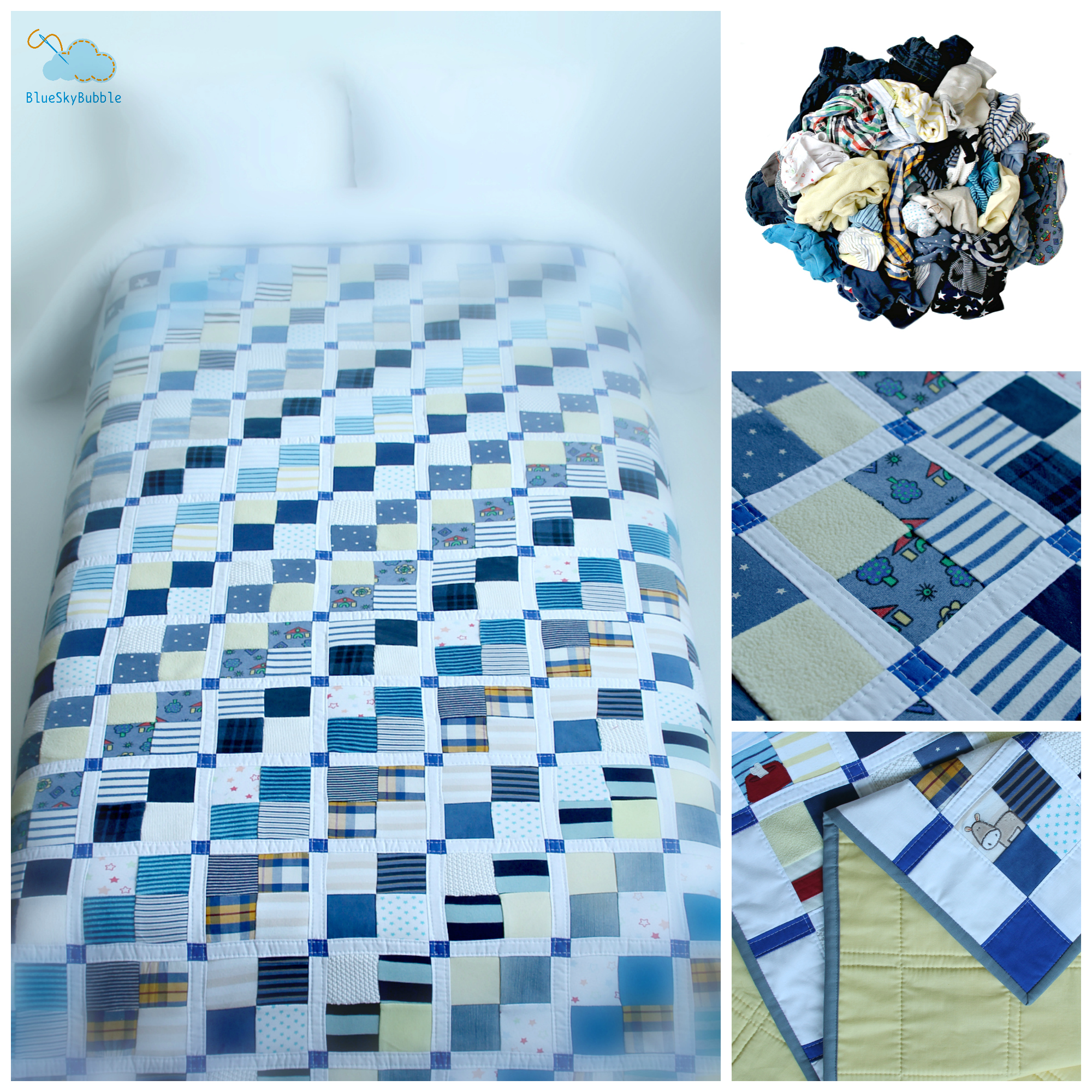 handmade memory quilt