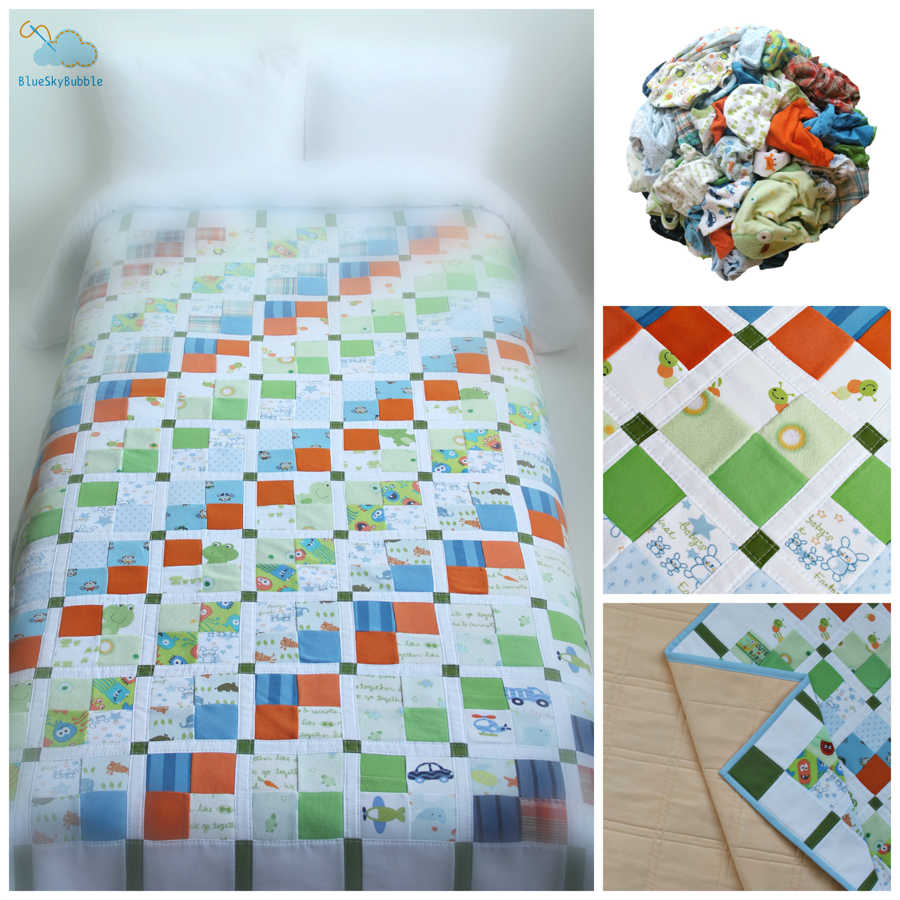 handmade memory quilt