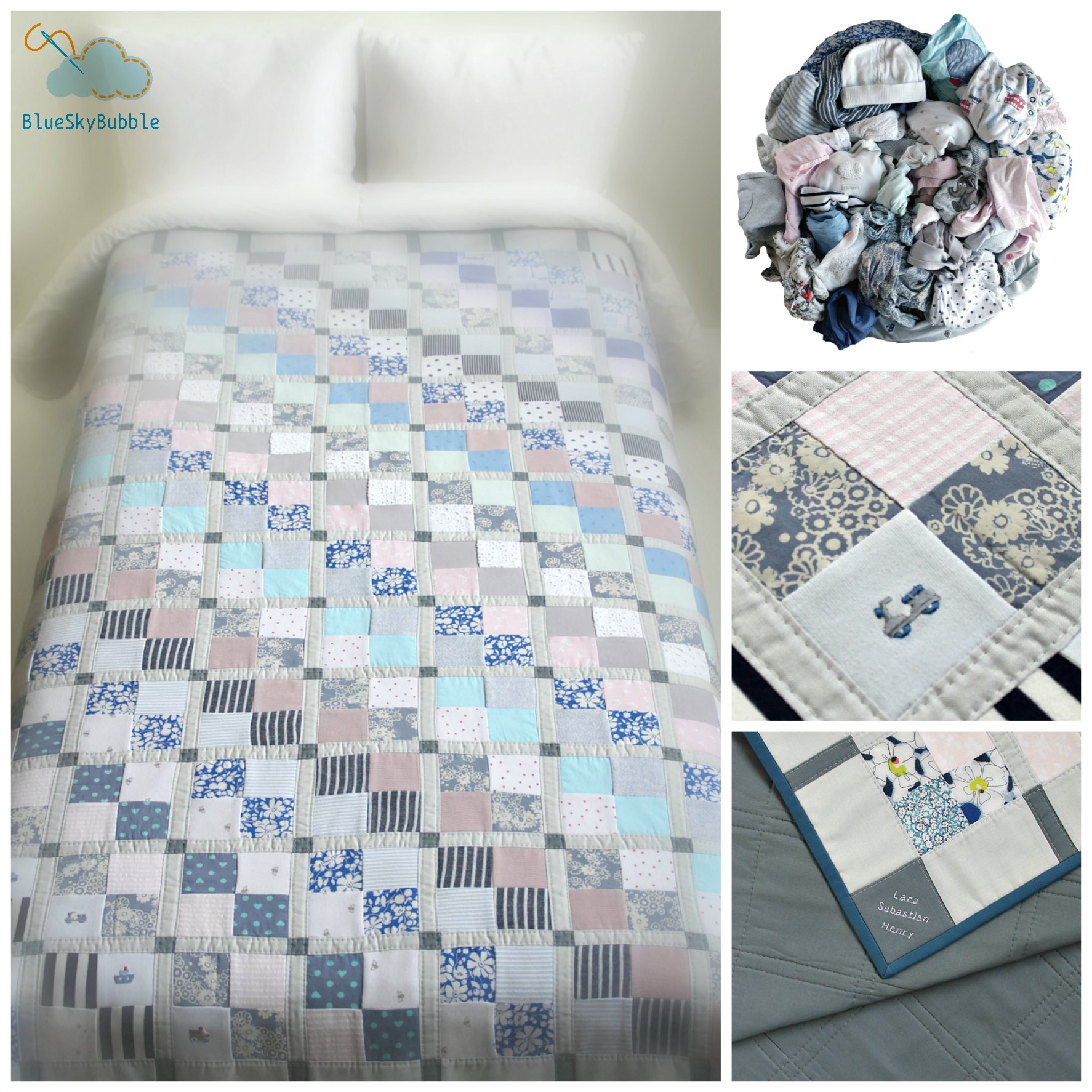 8 blue sky bubble atelier upcycled memor