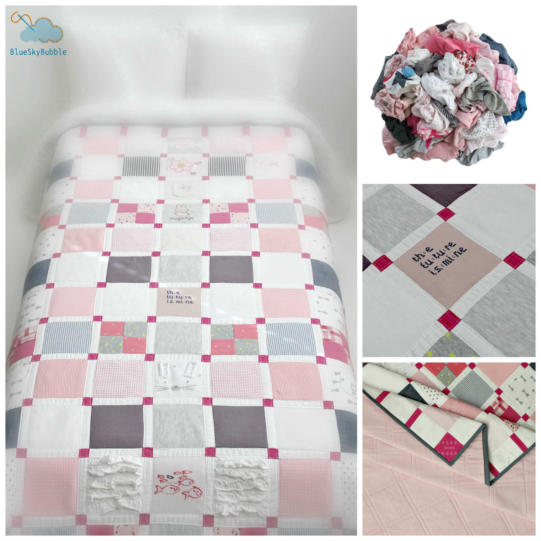 handmade memory quilt