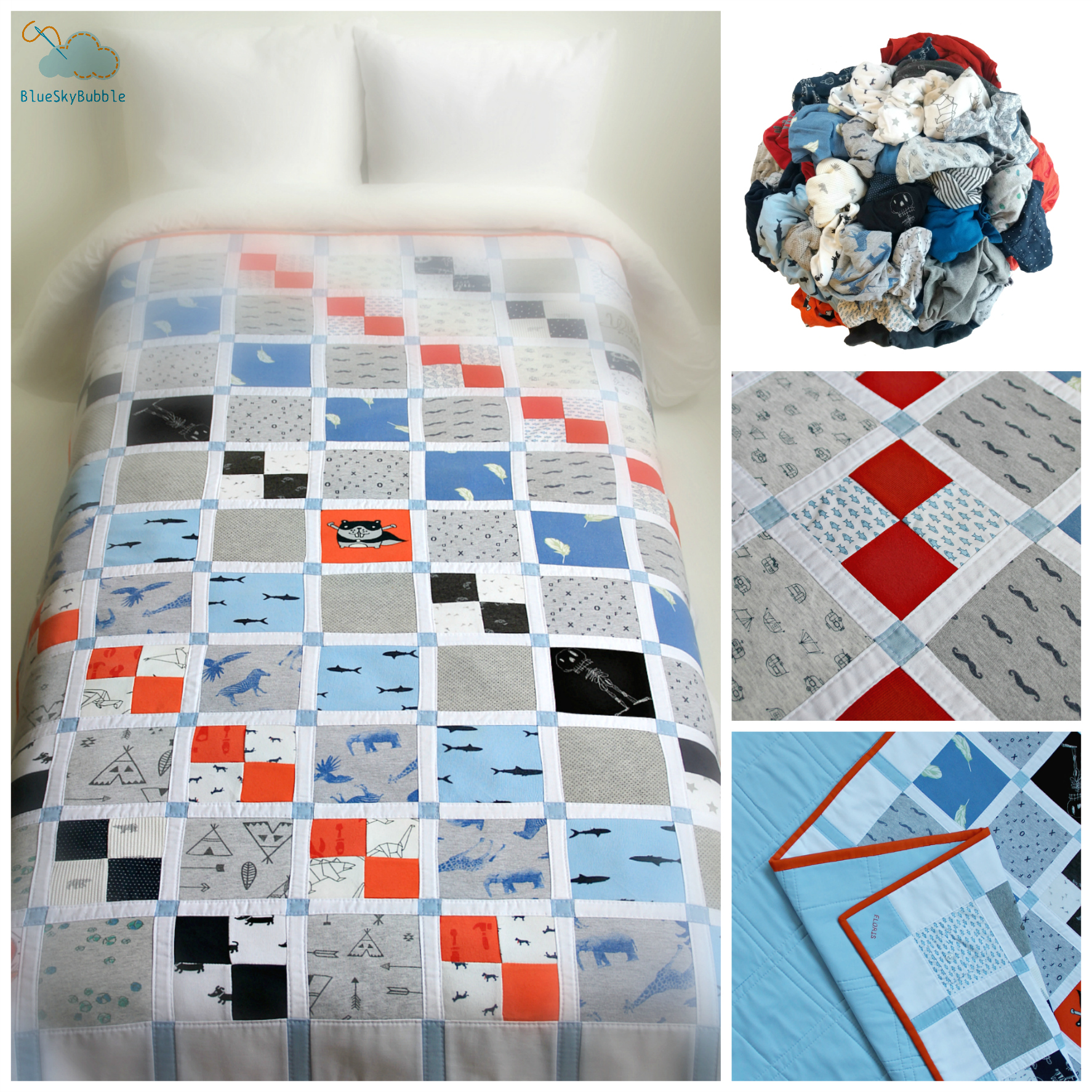 handmade memory quilt