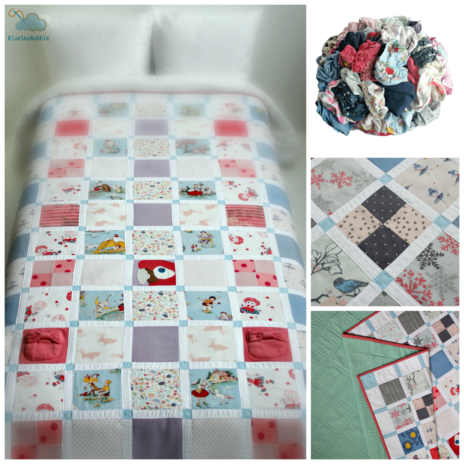 handmade memory quilt