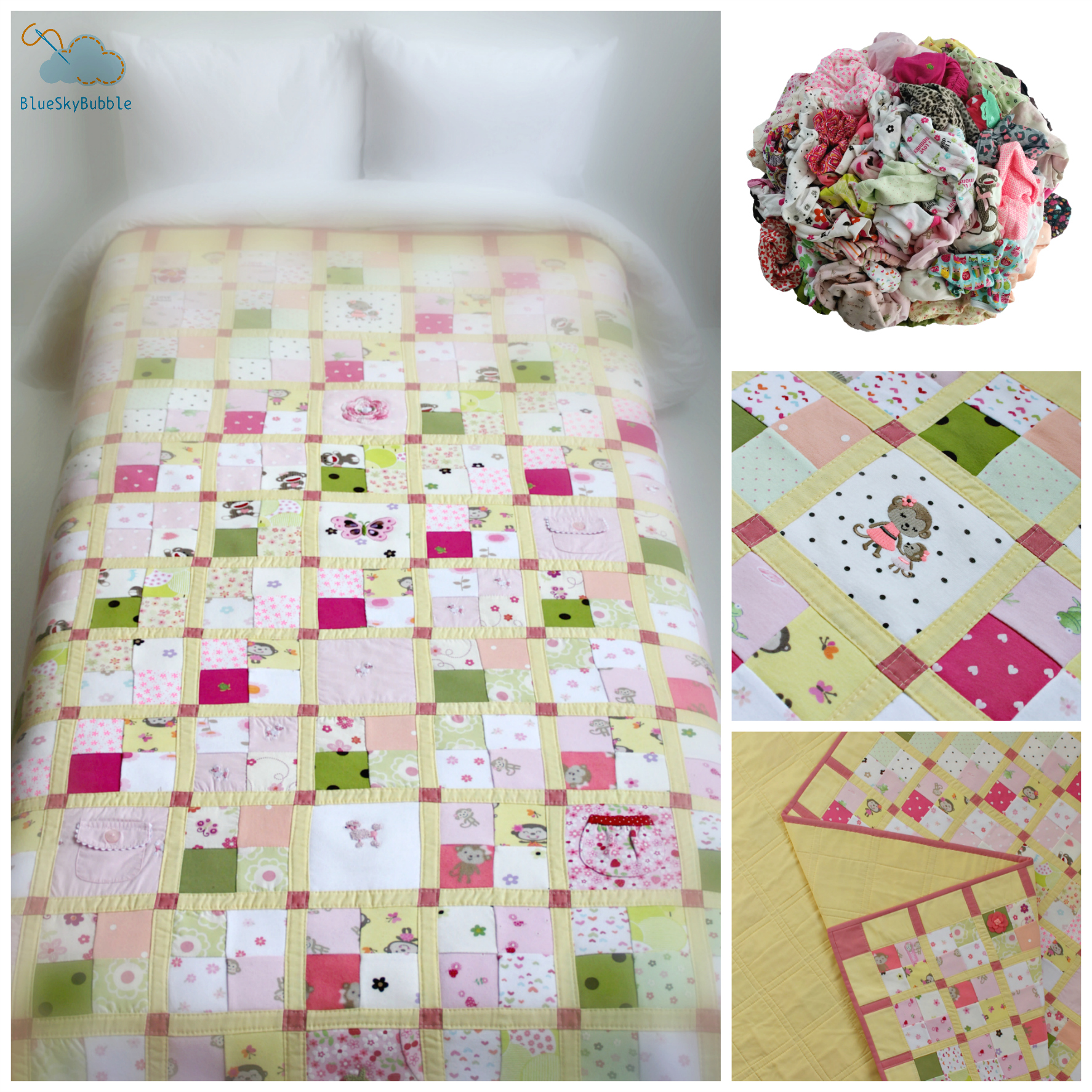 handmade memory quilt