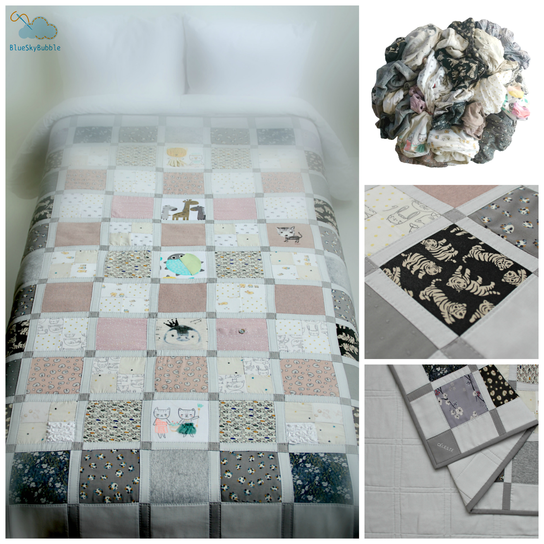 handmade memory quilt