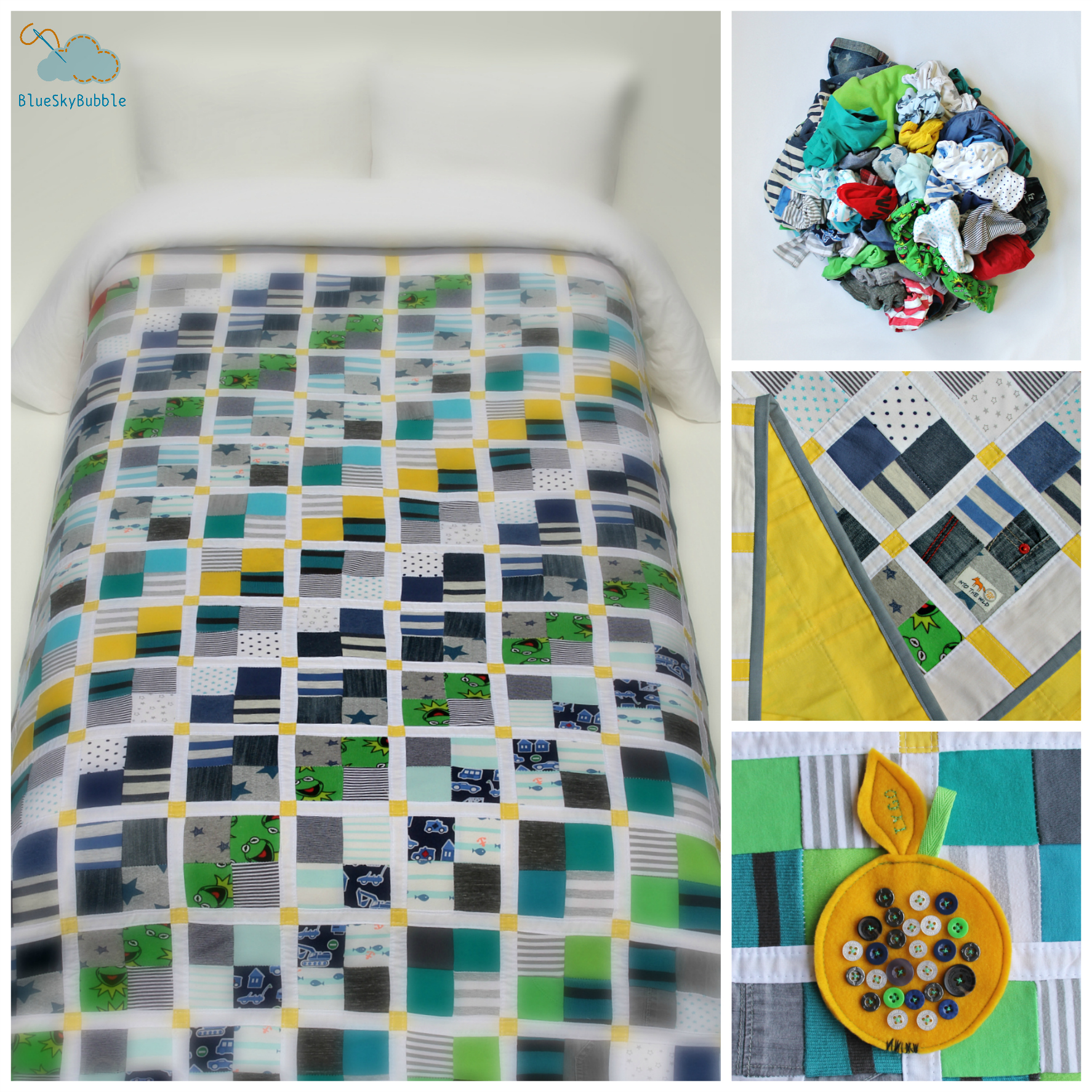 handmade memory quilt