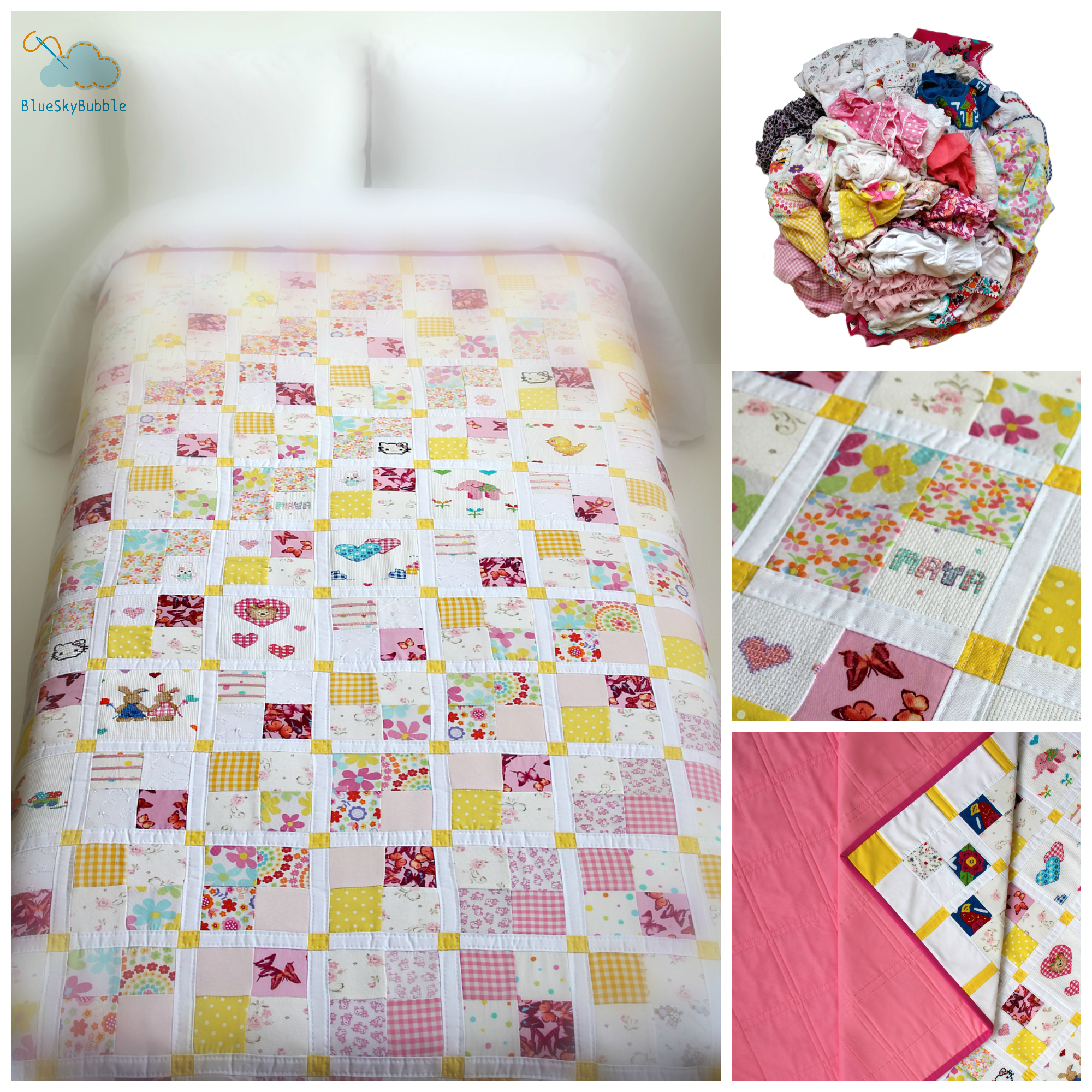 handmade memory quilt