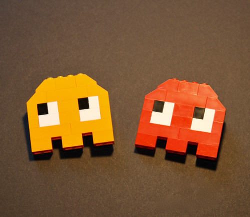 Lego Pac Man Ghost Pin Historianthreads