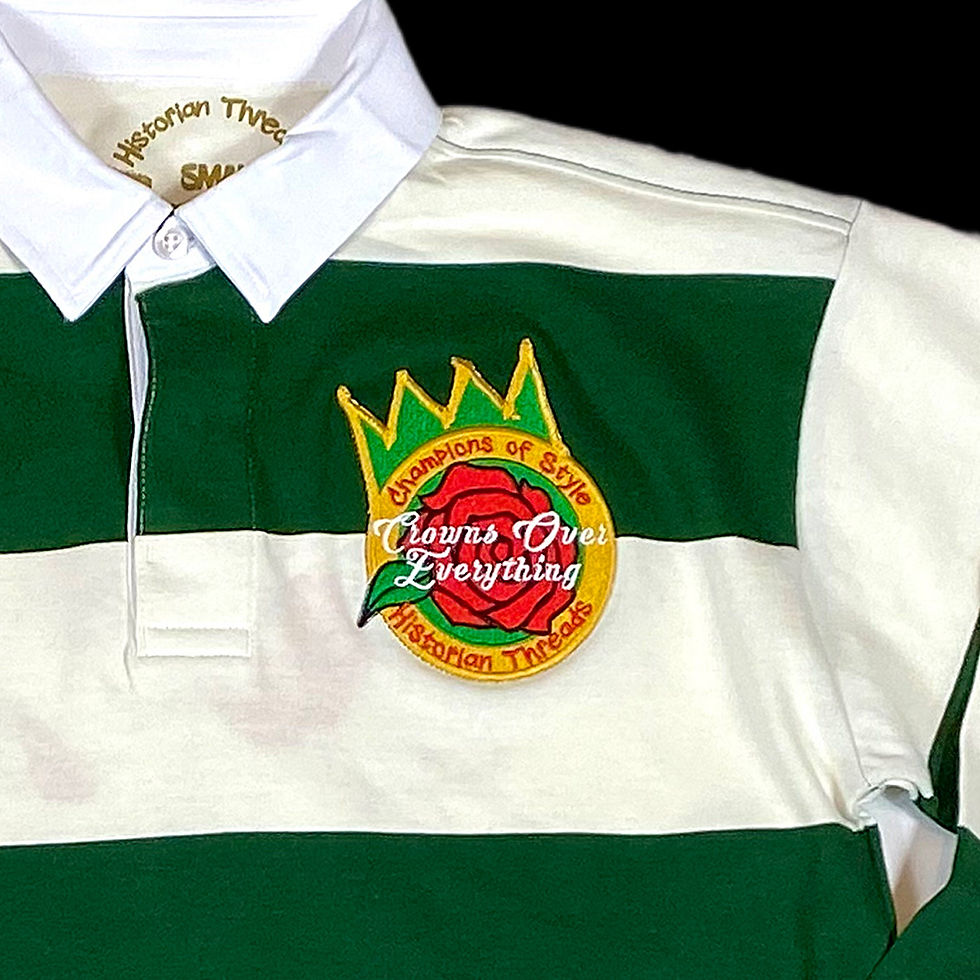 Thumbnail: Champions of style Rugby Green & White