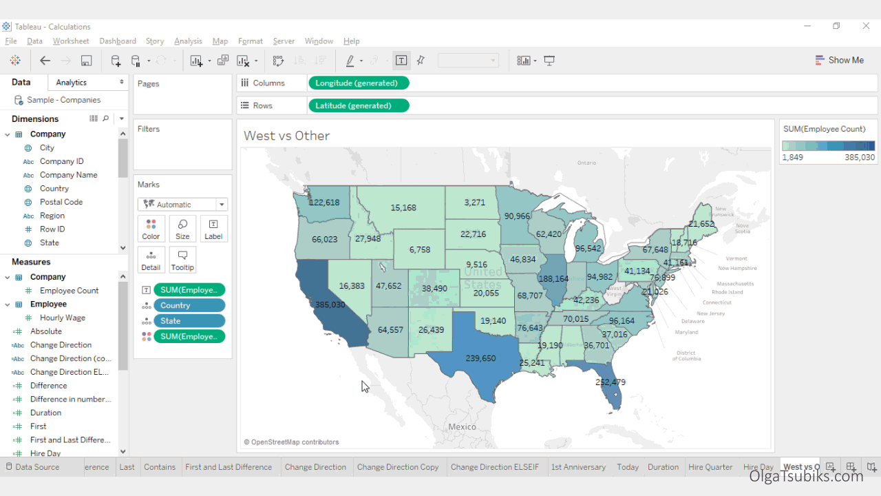 IIF calculation in Tableau
