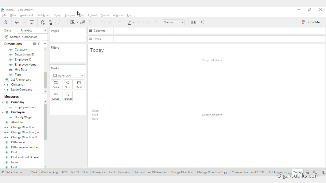 ZN calculation in Tableau