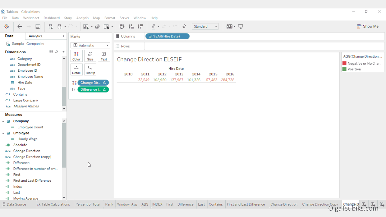 If THEN ELSEIF in Tableau