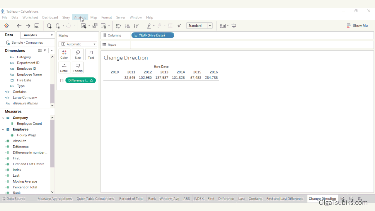 IIF calculation in Tableau