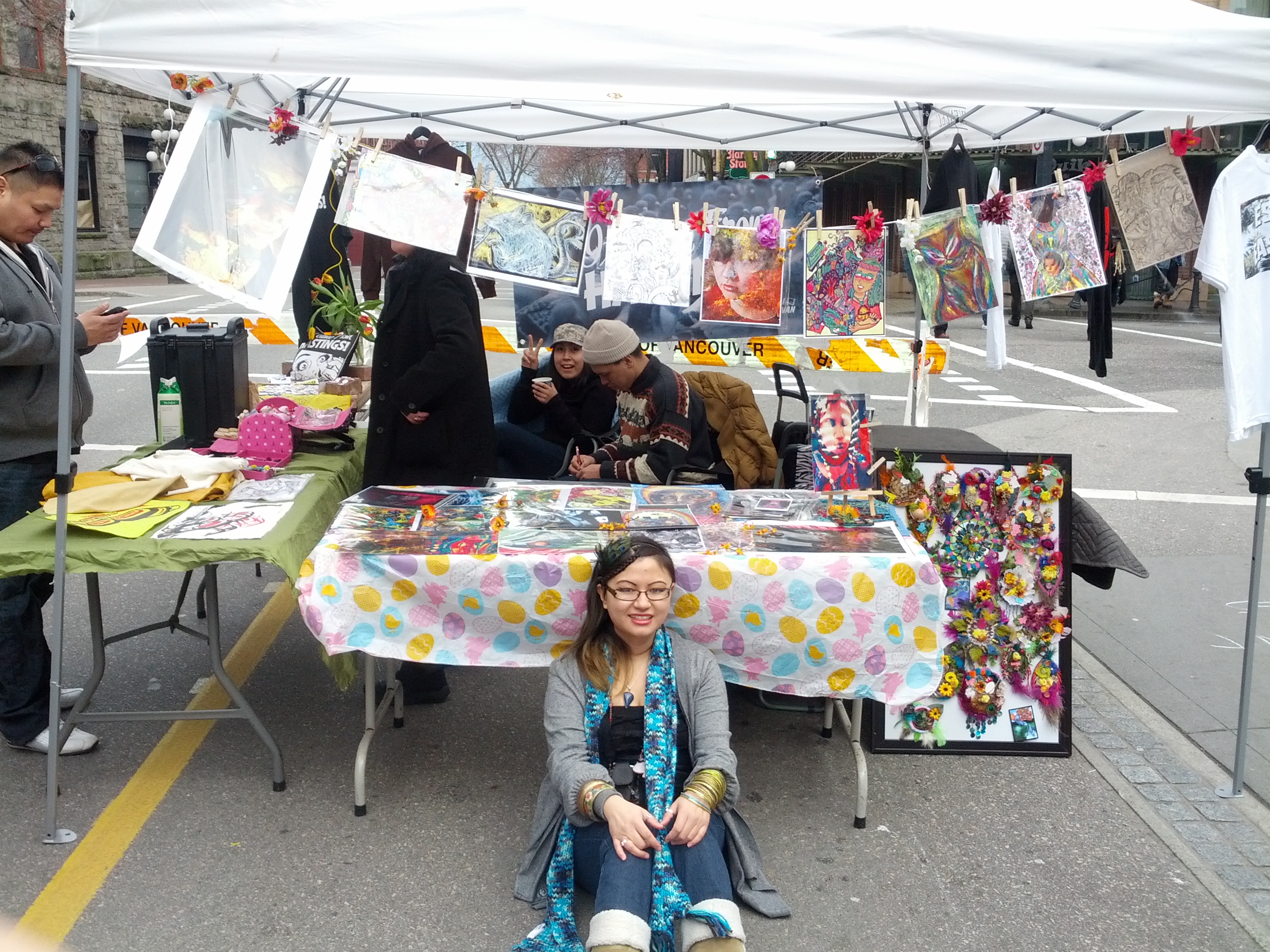Art Market in Downtown Eastside