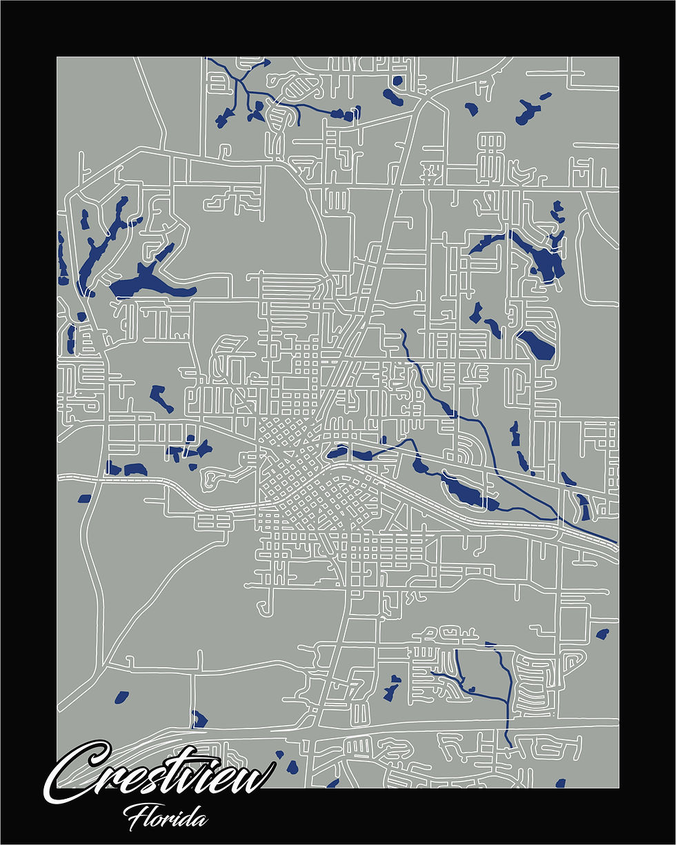 Thumbnail: Crestview City Map - 4 Layers