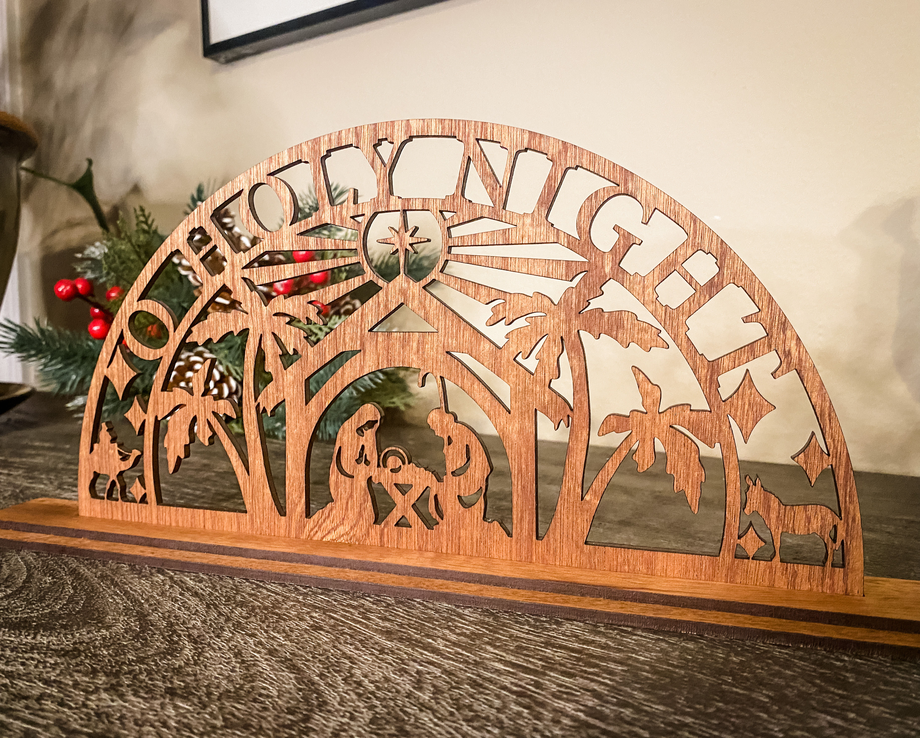 Nativity Half Rounds (Key Holder/Half Round Shelf)