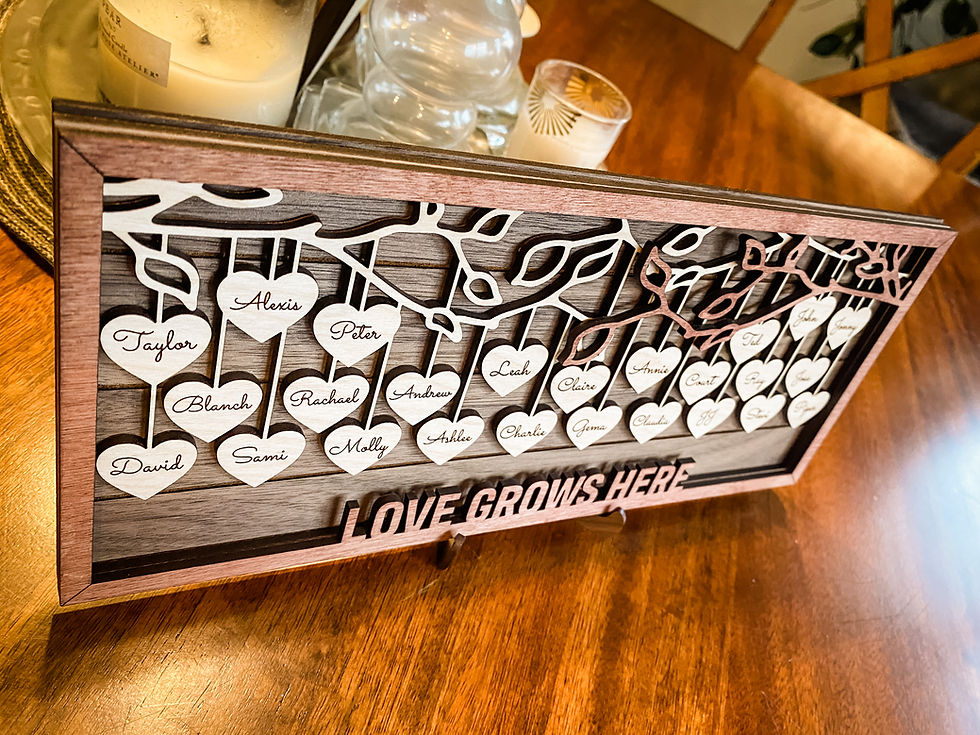 Thumbnail: LOVE GROWS HERE - Member Hanging Hearts