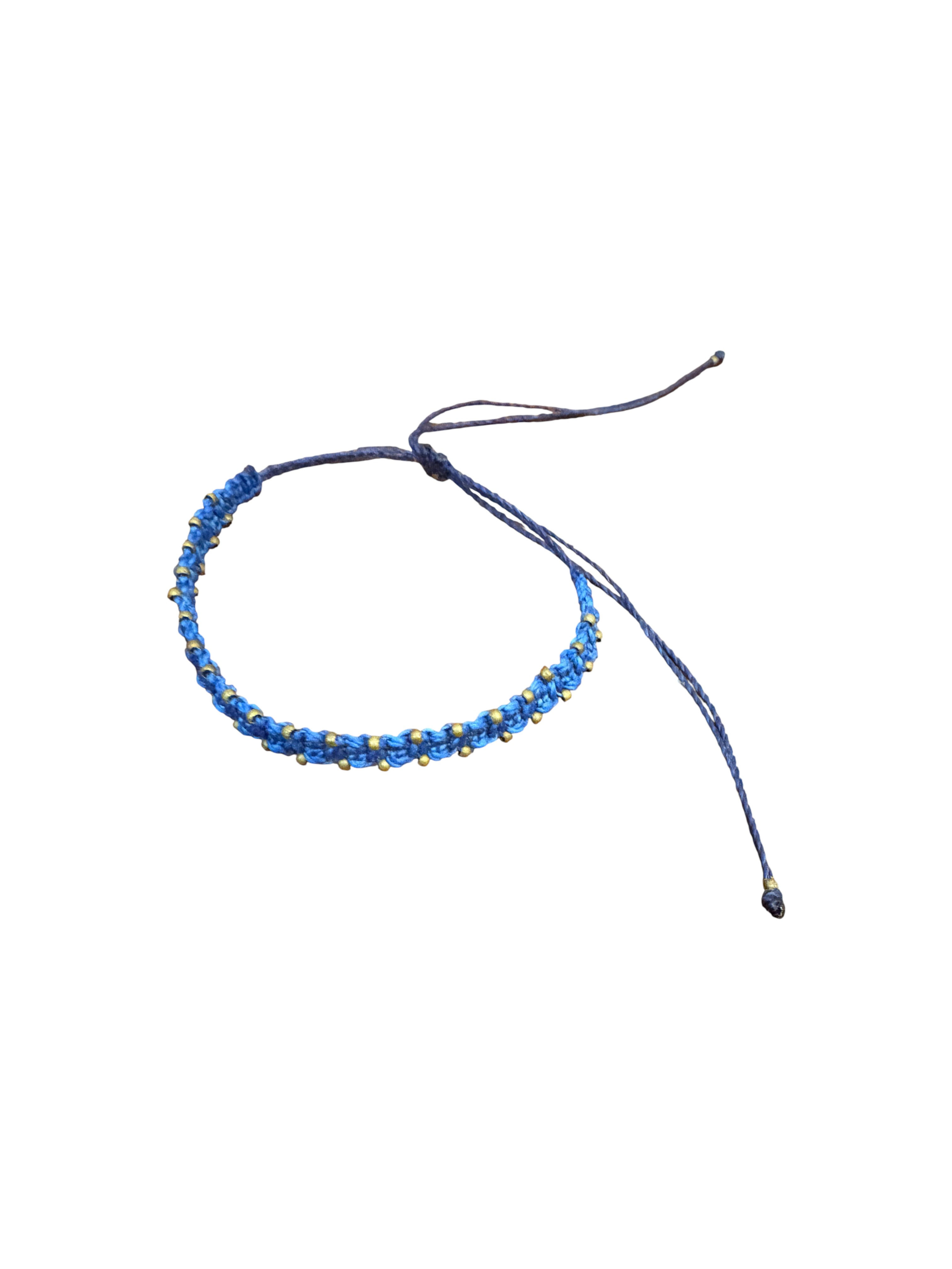 Bracciale macramè e oro