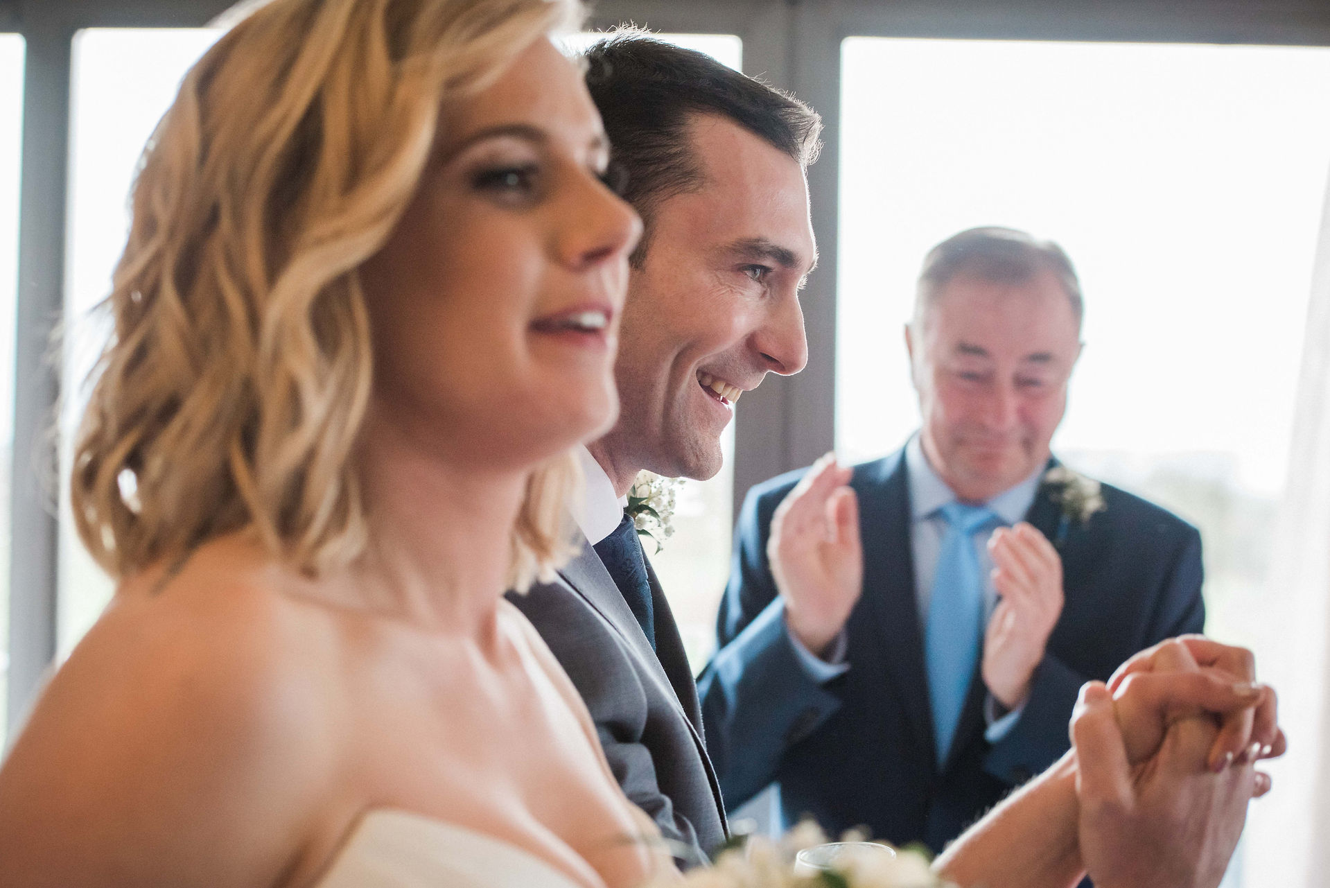 The bride and groom. Natural wedding photography UK.