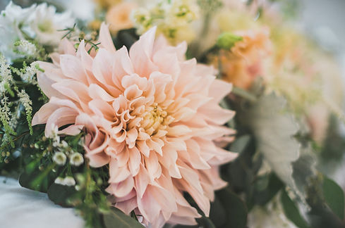 A beautiful flower within a bridal bouquet. Darley and Underwood Photography, Leciester based wedding photographer, eco-friendly. Image shot a Stapleford Park.