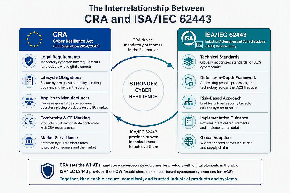 CRA and IEC 62443