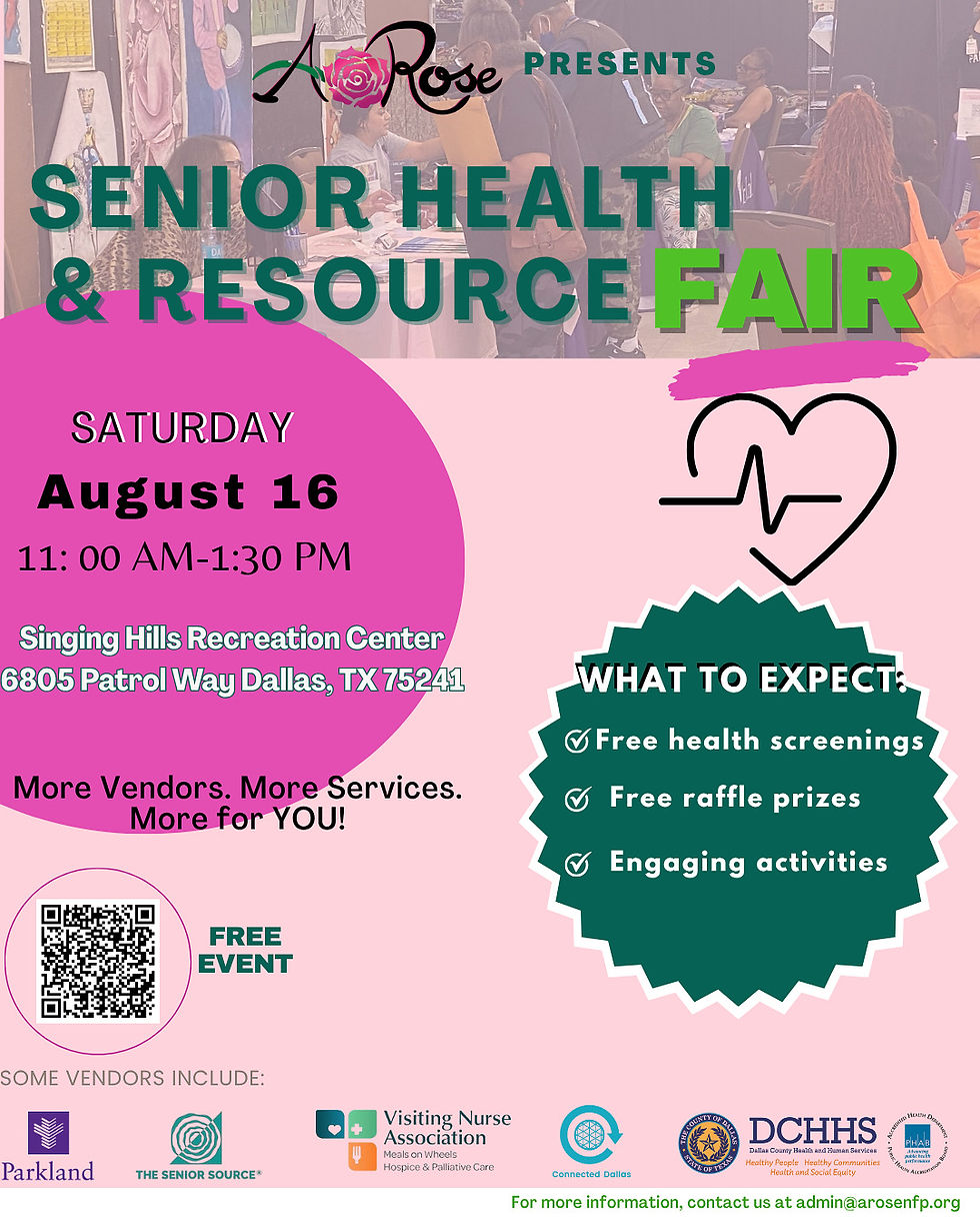 A. Rose Senior Health & Resource Fair 2025