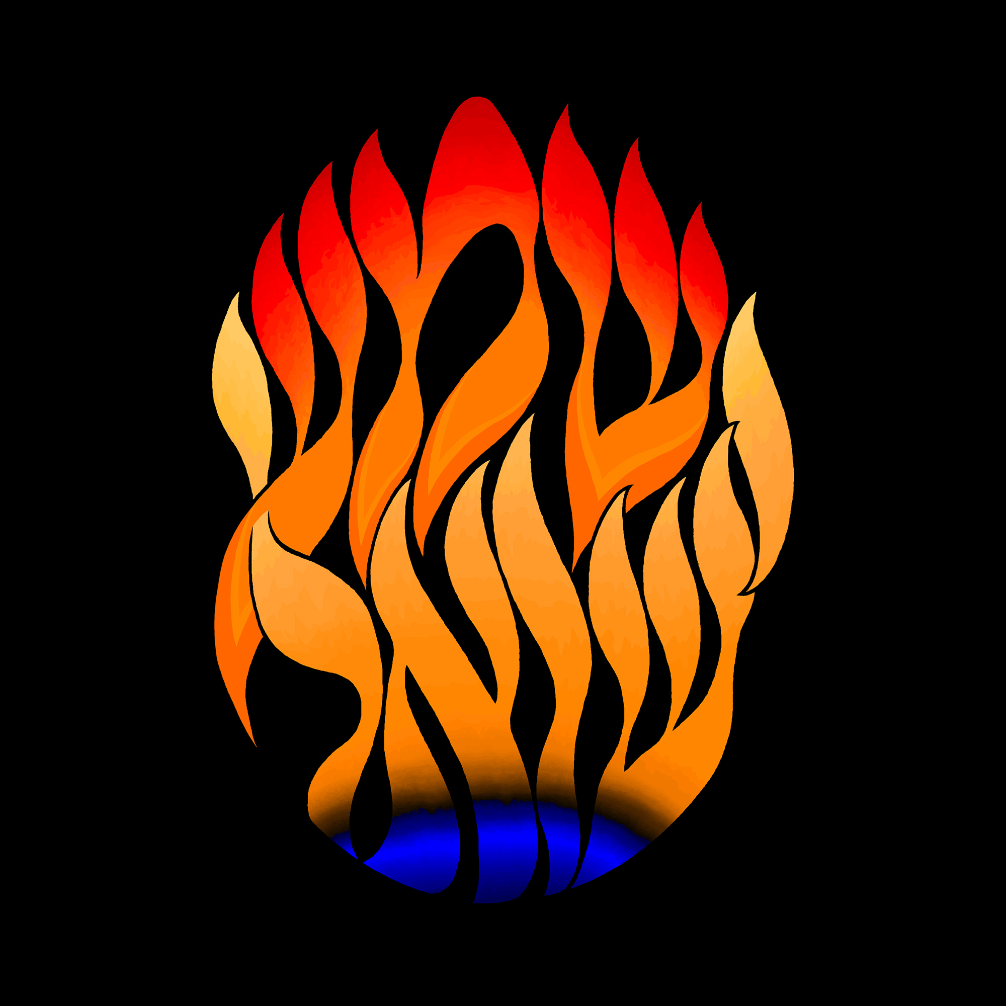 shema_yisreal_art_jewish_flame